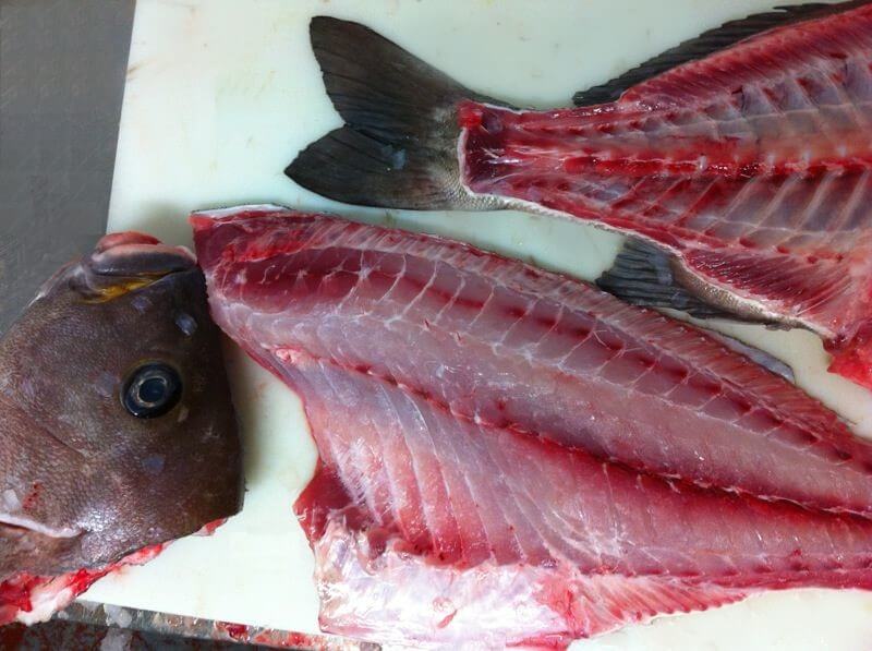 Fileteado profesional de pescado fresco en nuestras instalaciones
